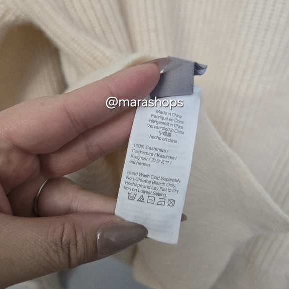 J.Crew Ribbed cashmere oversized V-neck sweater - Picture 7 of 7